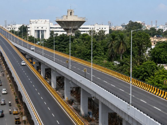 Hyderabad Nalgonda X Roads flyover
