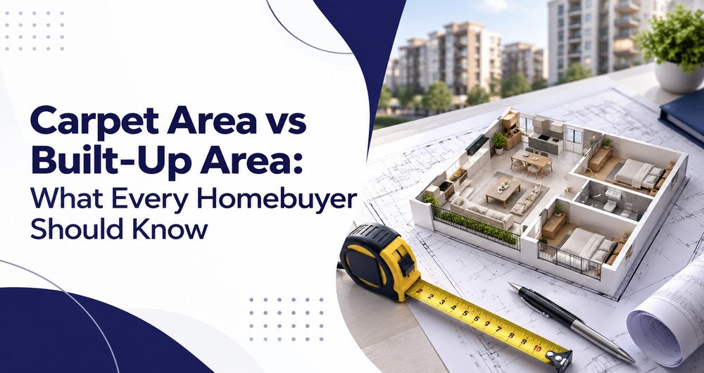 Carpet Area vs Built-Up Area