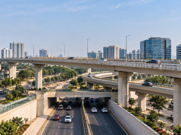 Hyderabad Triple IT Junction flyovers