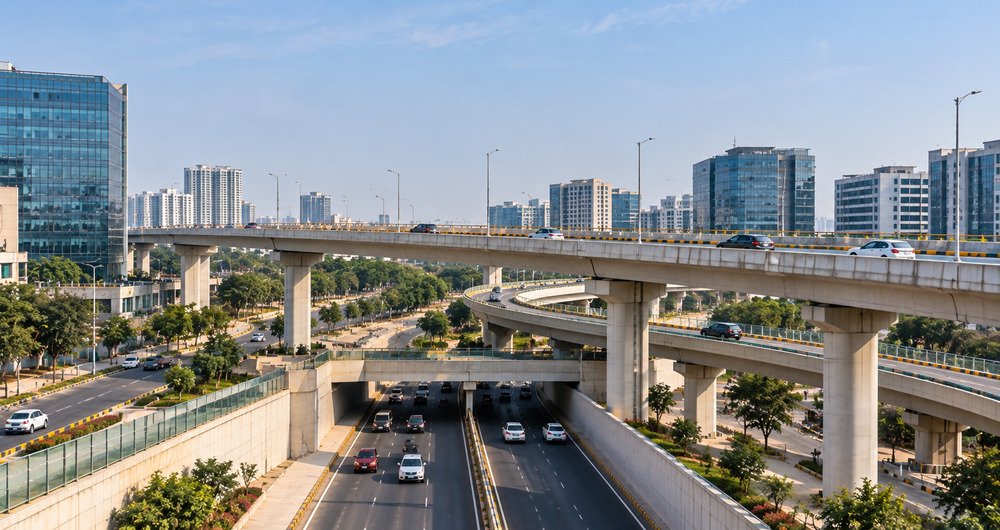 Hyderabad Triple IT Junction flyovers