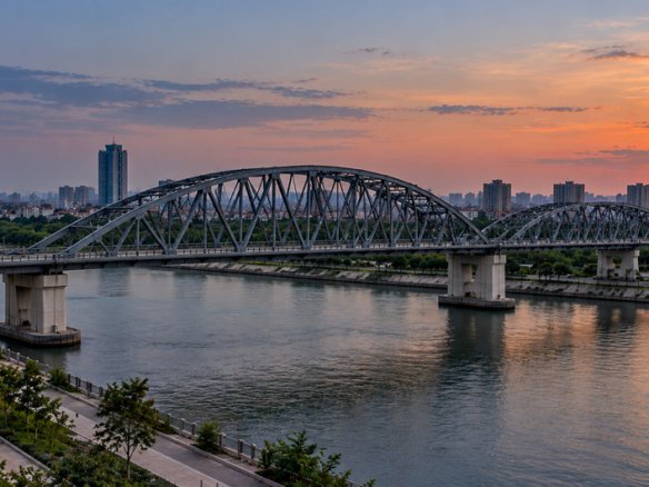 Hyderabad Musi River Steel-Bridge