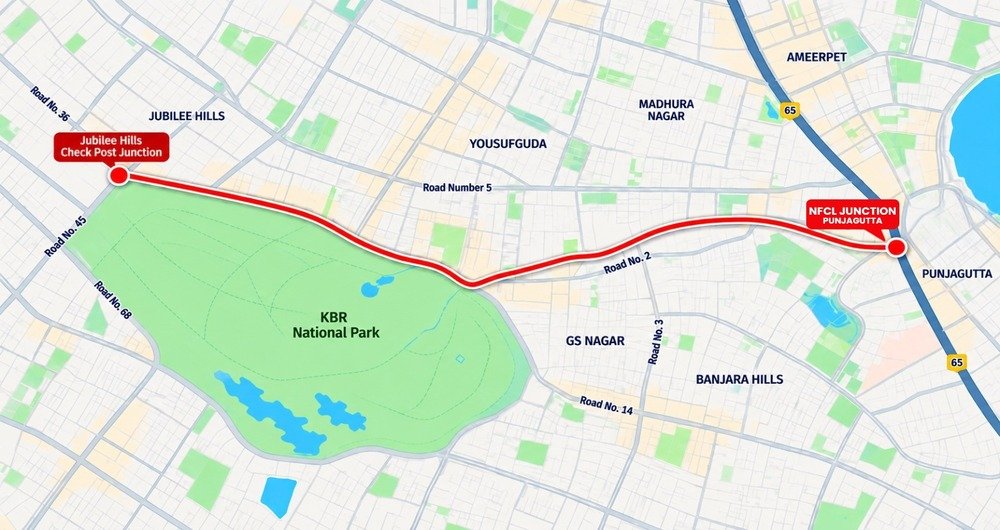 Jubilee Hills to NFCL Junction Elevated Corridor